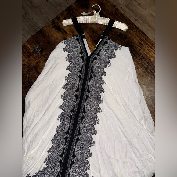 ROAMAN’S Black and White Paisley Maxi Dress - Picture 8 of 8